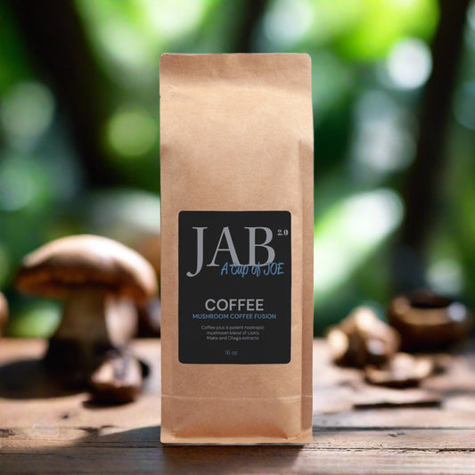 Mushroom Coffee Fusion - Lion’s Mane & Chaga 16oz - JAB 2.0